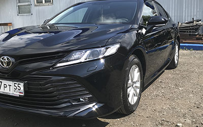 Новая Toyota Camry под 6 слоями керамики KRYTEX