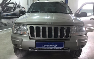 Большой комплекс работ по автомобилю Jeep Cherokee