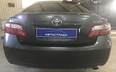 Покраска + удаление вмятины + керамика Krytex на Toyota Camry